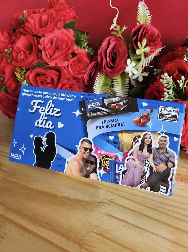 Caixa de bombom personalizada